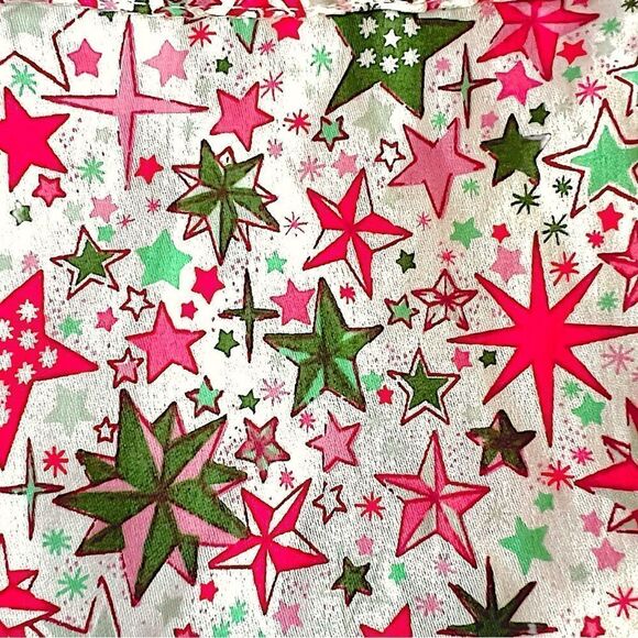 NWT Anthropologie Papinelle Christmas Stars in Berry Pink Size S - Picture 7 of 7